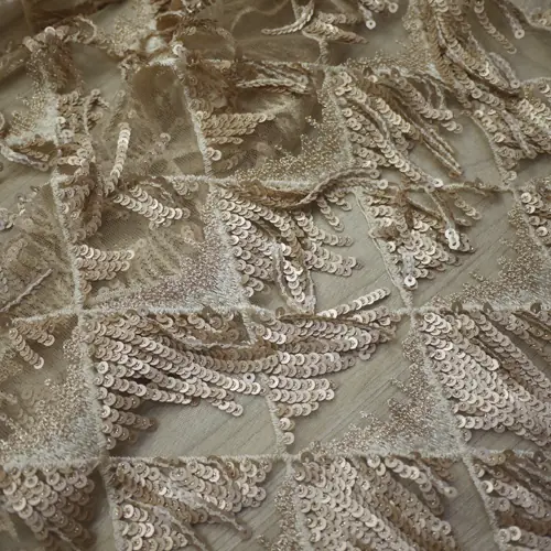Tassel Sequin Fabric